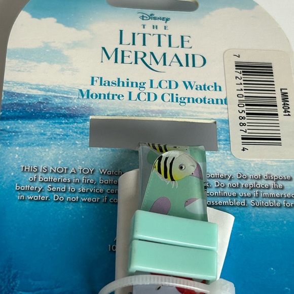 Disney The Little Mermaid Flashing LCD Watch New In Packaging - Picture 2 of 9
